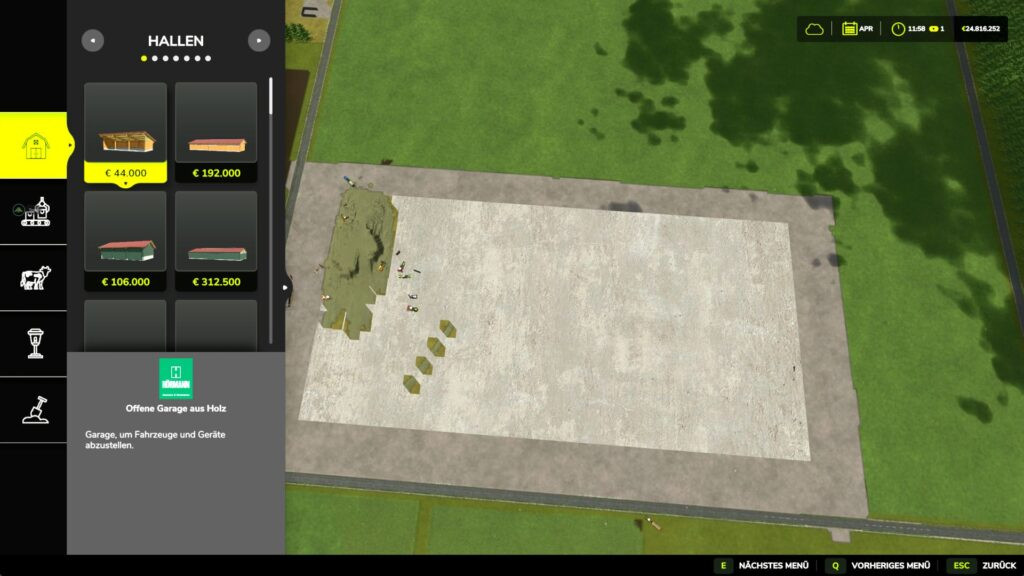 Large silo plate 50x100m