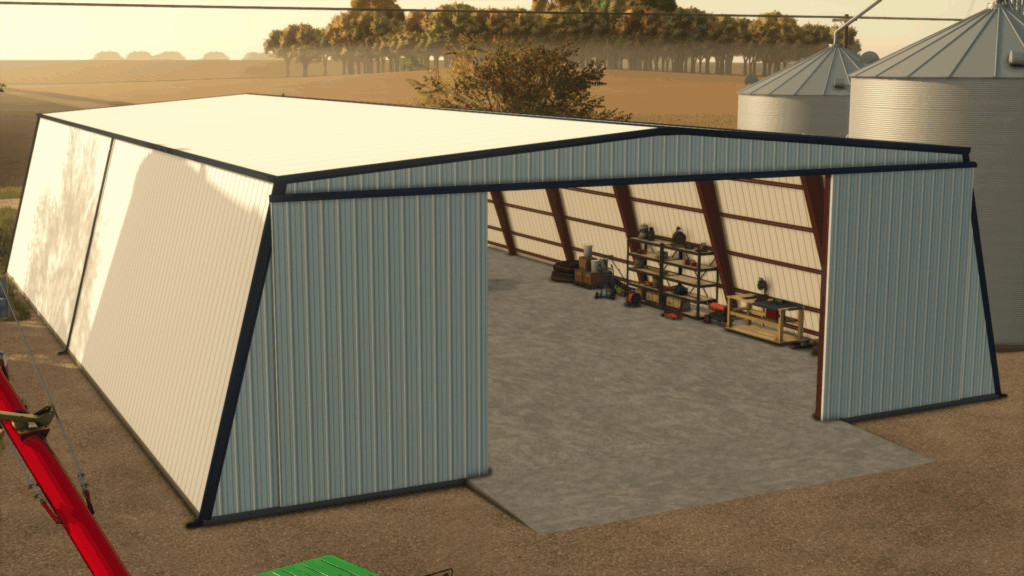 Metal Frame Shed