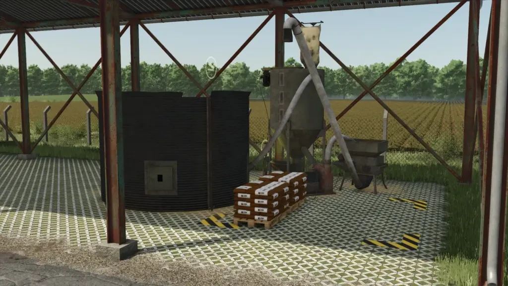 Mineral feed and flour factory