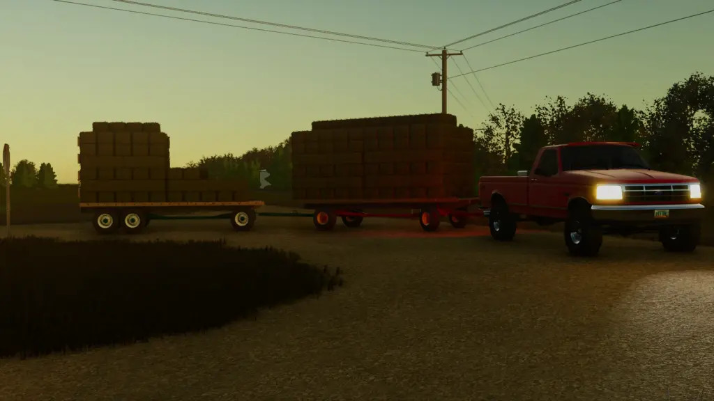 New Holland Hay Wagon