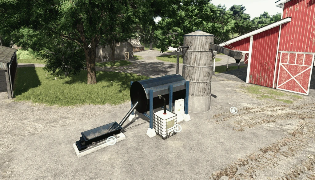 Pig feed mixing plant