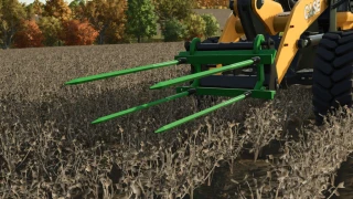 Round Cotton Module Spear For Wheel Loaders