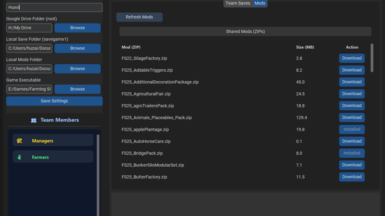 Team Sync Tool V Beta