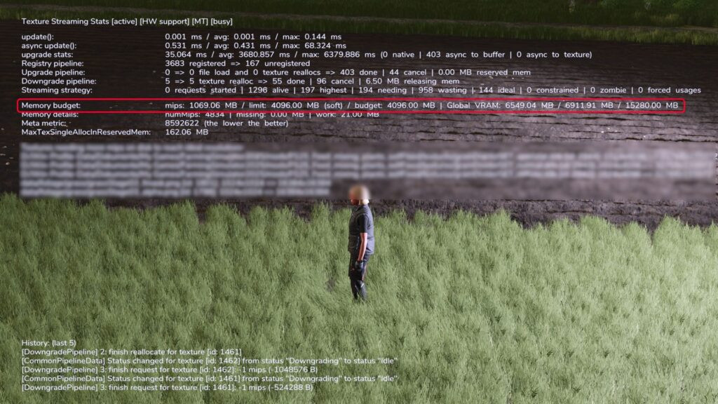 Texture Streaming Budget 200% (8GB)