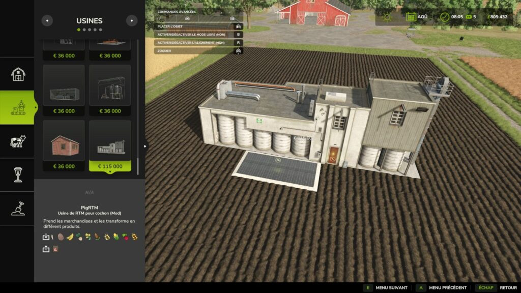 Total mixed ration factory for pigs V Beta
