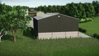UK Grain and Machinery Shed