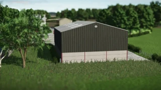 UK Grain and Machinery Shed