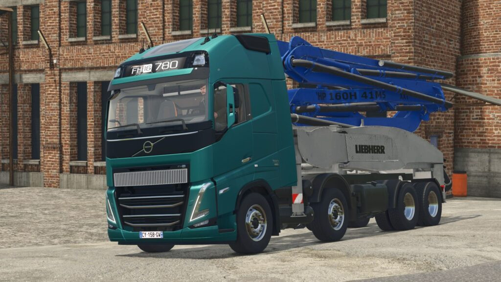 Volvo FH16 concrete pump truck