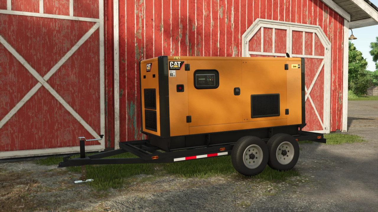Cat Diesel Generator Trailer