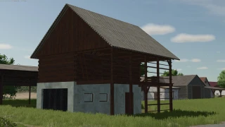Garage with shelter V Beta