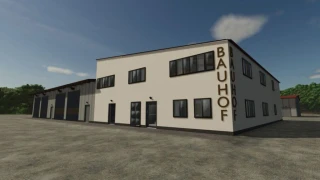 Construction yard building