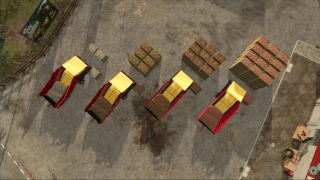 Grimme Receiving Hopper With Automatic Pallet Stacking