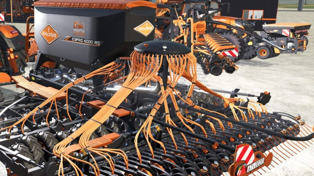 Hirschfeld Kuhn Sämaschinen Pack + Fronttank