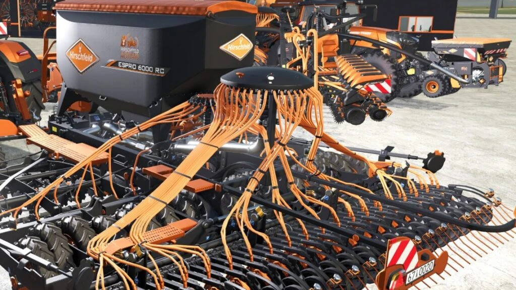 Hirschfeld Kuhn Sämaschinen Pack + Fronttank