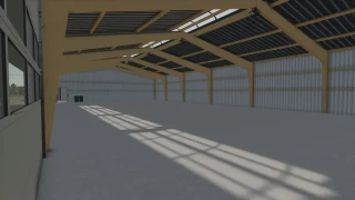 Industrial machine hall