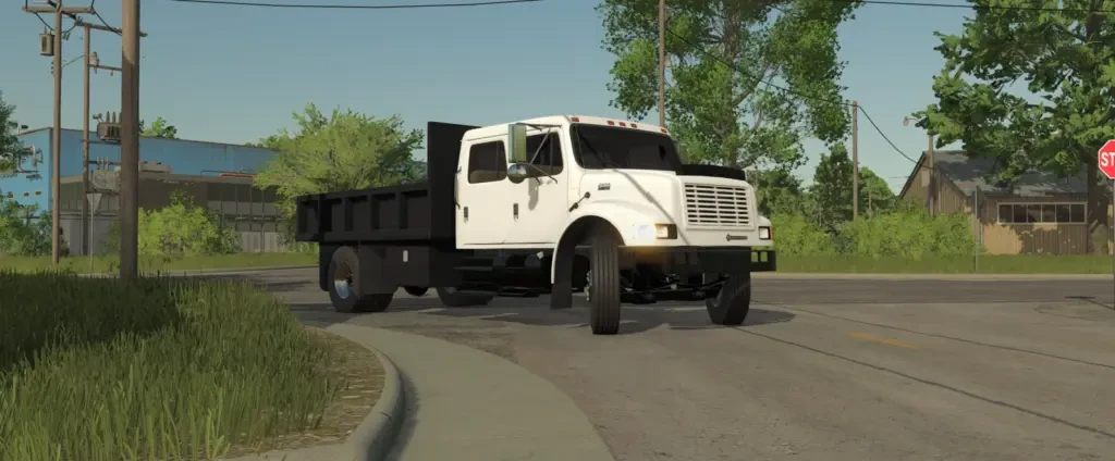 International 4900 Flatbed