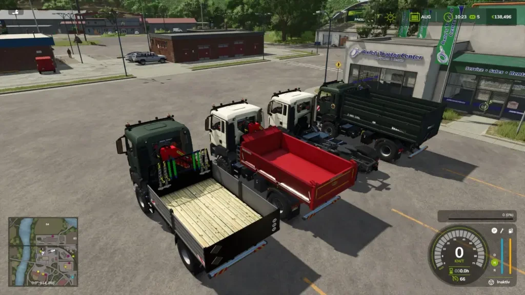 MAN TGS 18 with 4×4 and Crane