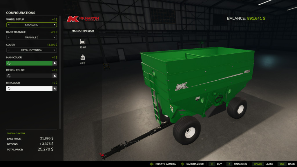 MK Martin 5000 Gravity Wagon