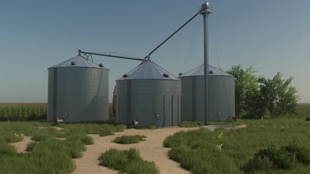 Small 3 Bin Binsite With Dryer