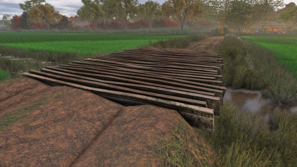 Wooden bridge