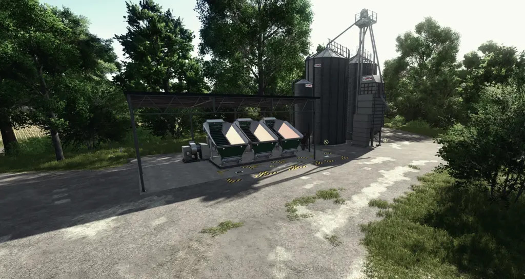 Cattle feed mixing plant (TMR production)