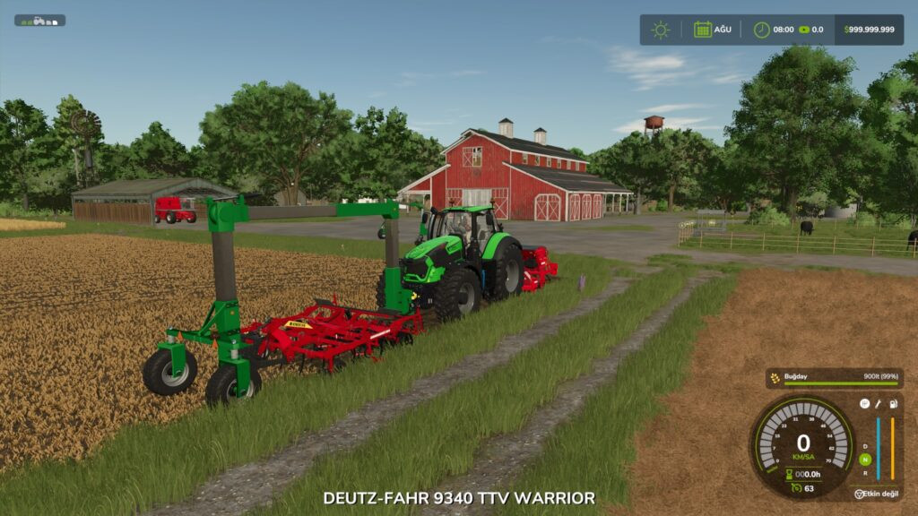 Front tool holder for towed tools